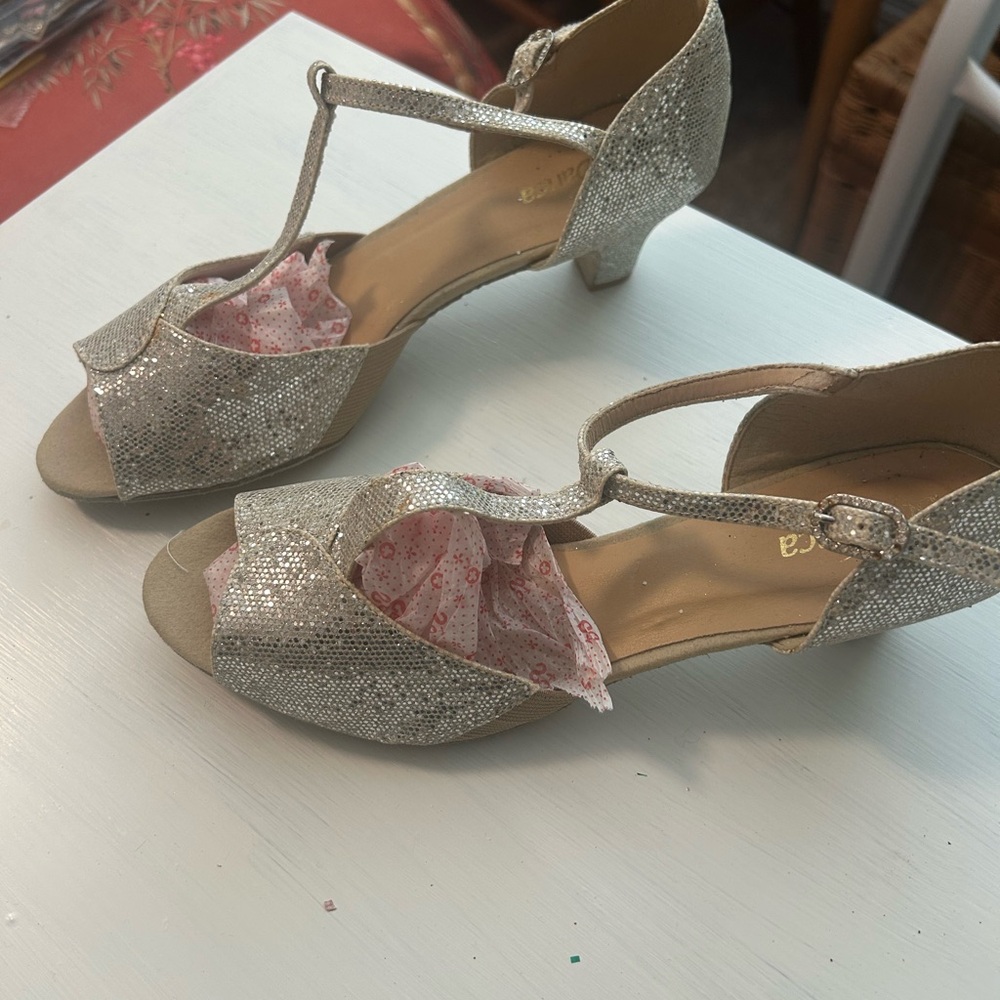Dazzling Silver Women's Heels